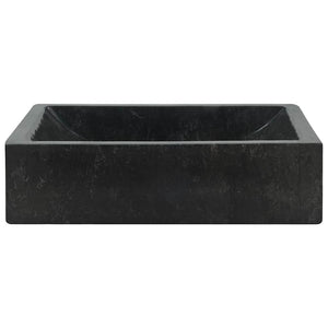 Lavello-Lavandino 45x30x12 cm Marmo Lucido Nero