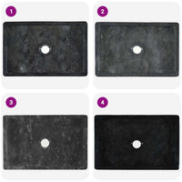 Lavandino 45x30x12 cm in Marmo Nero   cod mxl 53512