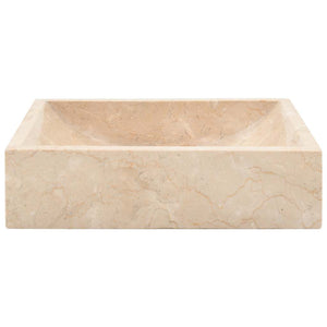 Lavello 45x30x12 cm Marmo Lucido Crema 142773