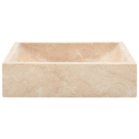 Lavandino 45x30x12 cm in Marmo Crema