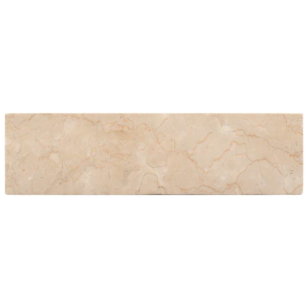 Lavello-Lavandino 45x30x12 cm Marmo Lucido Crema