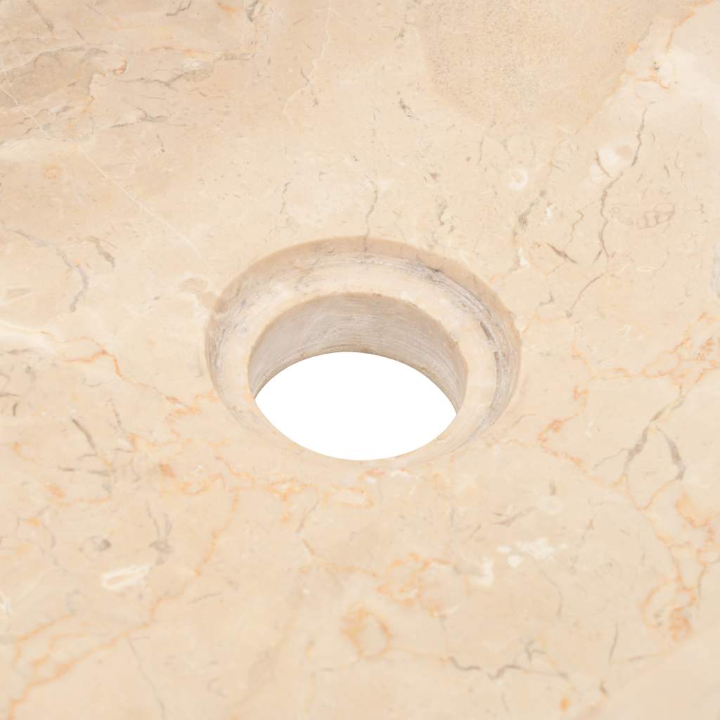 Lavello 45x30x12 cm Marmo Lucido Crema 142773