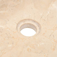 Lavello 45x30x12 cm Marmo Lucido Crema 142773