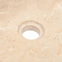 Lavandino 45x30x12 cm in Marmo Crema
