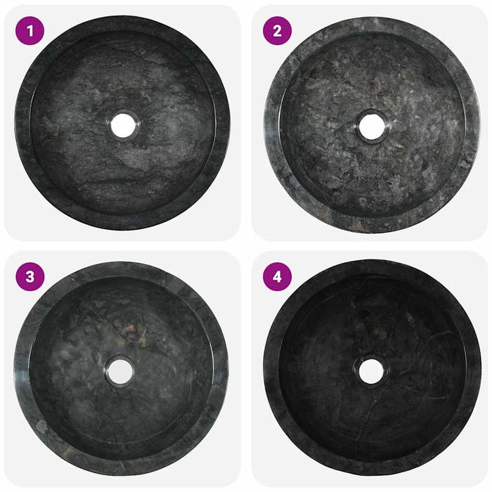 Lavandino 40x12 cm in Marmo Nero cod mxl 51040