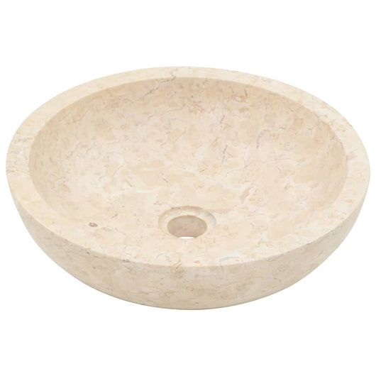 Lavabo in marmo crema da 40 cm 02_0002557