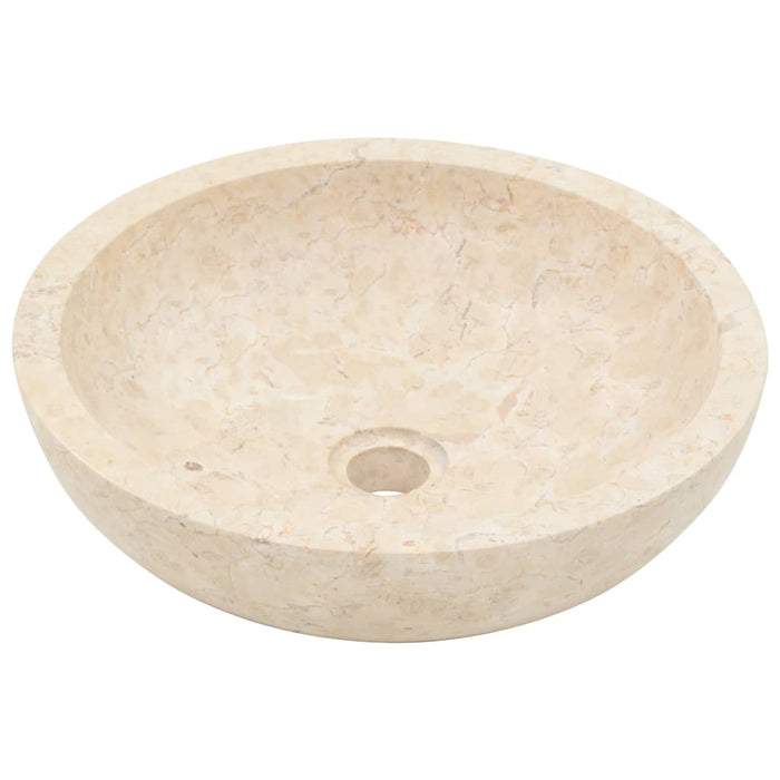 Lavabo in marmo crema da 40 cm 02_0002557