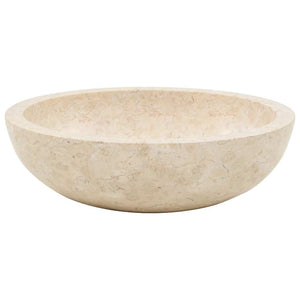 Lavandino-Lavabo-Lavello 40x12 cm in Marmo Crema 956206