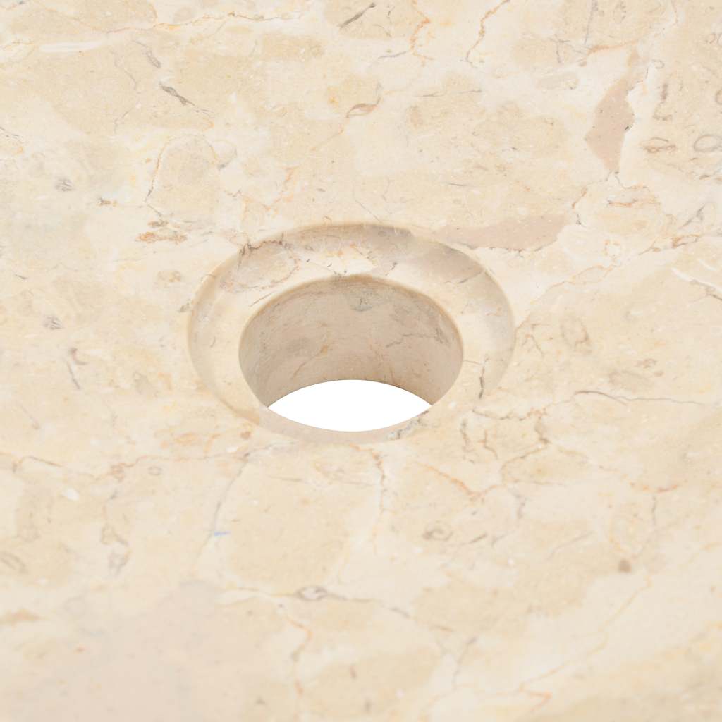 Lavandino 40x12 cm in Marmo Crema 142775