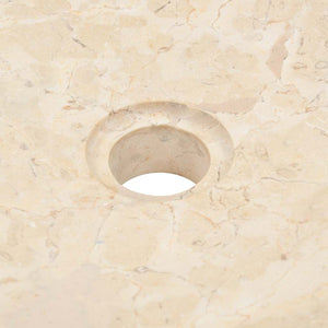 Lavandino 40x12 cm in Marmo Crema 142775