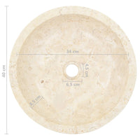 Lavabo in marmo crema da 40 cm 02_0002557