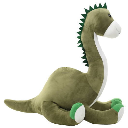 Giocattolo di Peluche Dinosauro Brontosaurus Verde