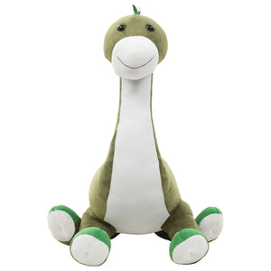 Giocattolo di Peluche Dinosauro Brontosaurus Verde 80237