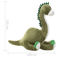 Giocattolo di Peluche Dinosauro Brontosaurus Verde 80237