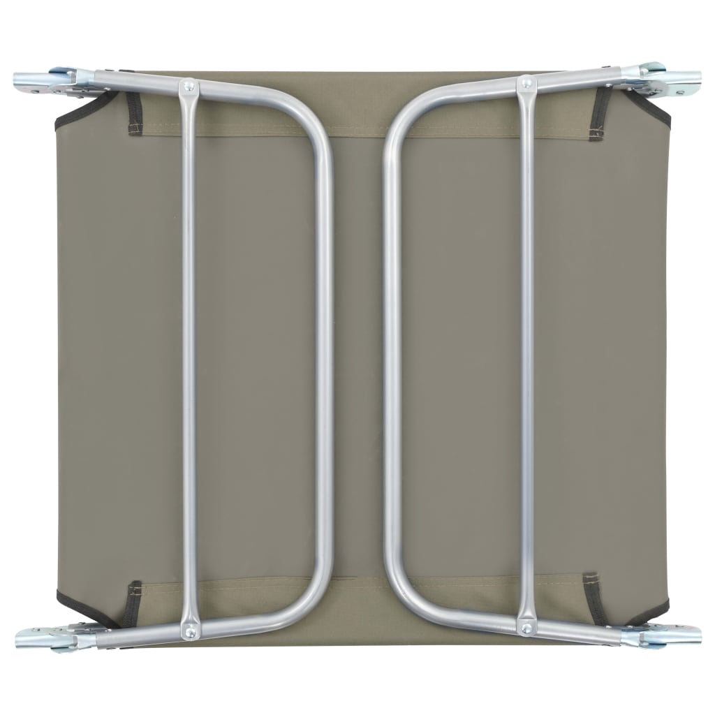 Sdraio pieghevoli 2 pz acciaio e tessuto tortora 02_0011939