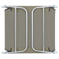 Sdraio pieghevoli 2 pz acciaio e tessuto tortora 02_0011939