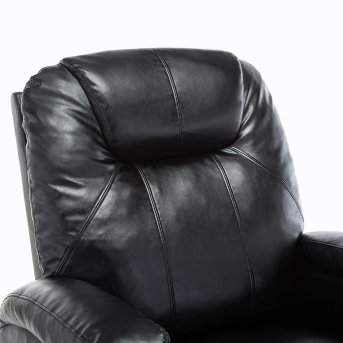 Sedia a dondolo massaggiante elettrica relax comfort massaggiante relax sintetico nero 1702038