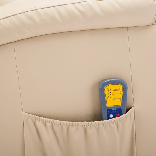 Sedia a dondolo massaggiante elettrica rilassante comfort massaggiante rilassante crema sintetica 1702040