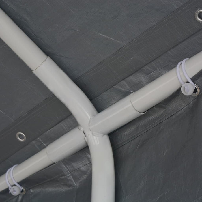 Tendone per Feste in PE 6x12 m Grigio 275270