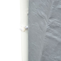 Tendone per Feste in PE 6x12 m Grigio 275270