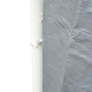 Tendone per Feste in PE 6x12 m Grigio 275270