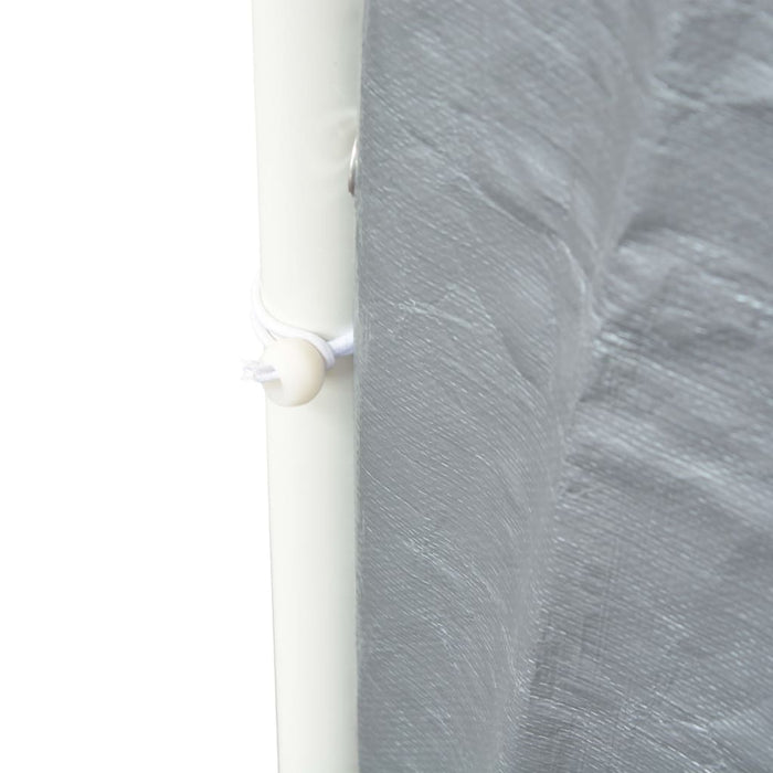 Tendone per Feste in PE 6x12 m Grigio 275270