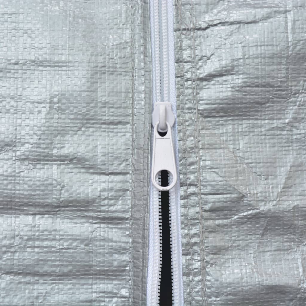 Tendone per Feste in PE 6x12 m Grigio 275270