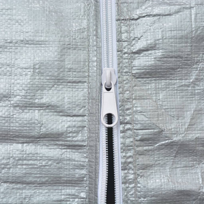 Tendone per Feste in PE 6x12 m Grigio 275270