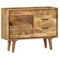 Credenza in Legno Massello di Mango 90x30x69 cm 246789