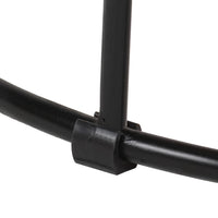 Tavolino da Salotto Legno Massello di Mango e Acciaio 50x40 cm 246672