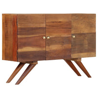 Credenza in Legno Massello di Recupero 110x30x75 cm Marrone 246674