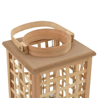 Supporto per Lanterna a Sospensione in Bambù Naturale 246815