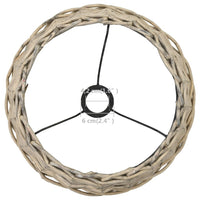 vidaXL Paralume in Vimini 38x23 cm Naturale