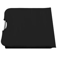 Tappetini da spiaggia per sdraio pieghevoli 2 pezzi in acciaio e tessuto nero 02_0012185