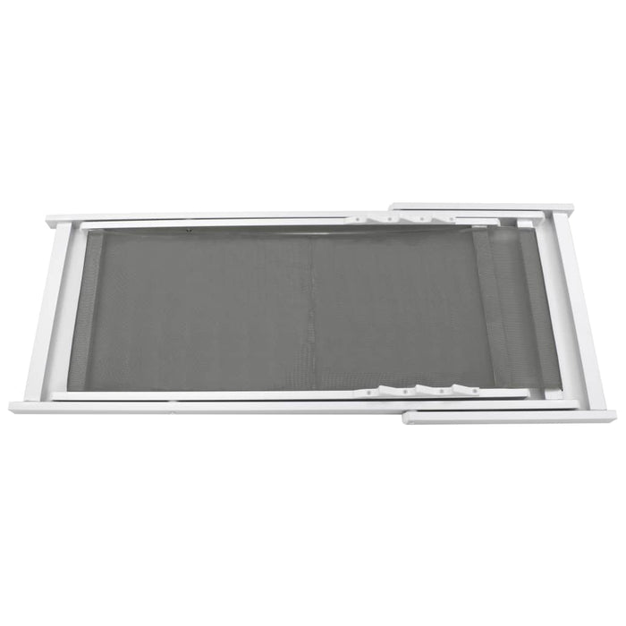 vidaXL Sedie da Spiaggia Pieghevoli 2 pz Alluminio e Textilene Grigio