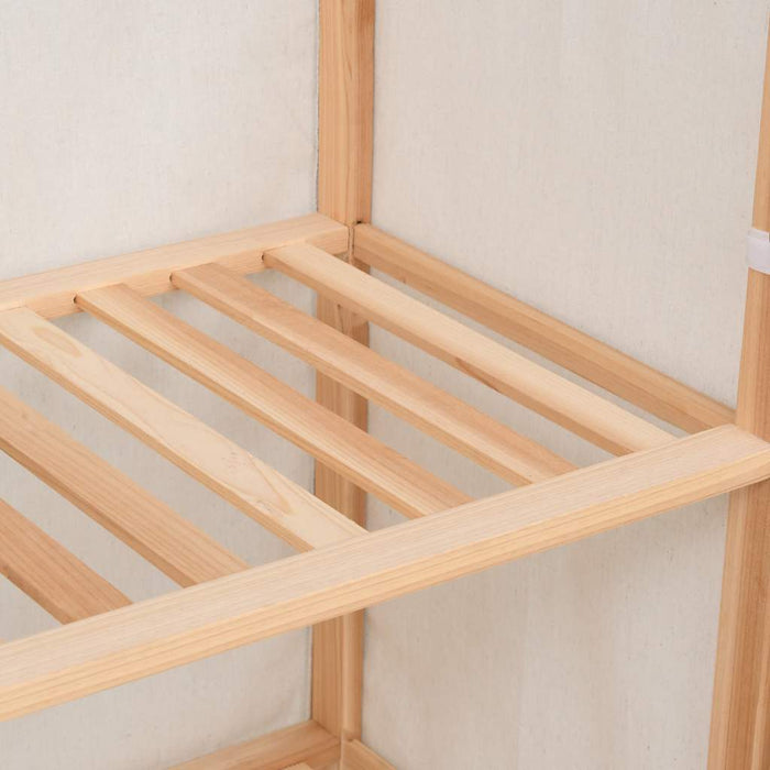 Armadio per Indumenti a 3 Ripiani 79x40x170 cm 247107