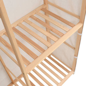 Armadio per Indumenti a 3 Ripiani 110x40x170 cm cod mxl 69712