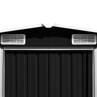 Capanno da Giardino 257x298x178 cm in Metallo Antracite cod mxl 51532