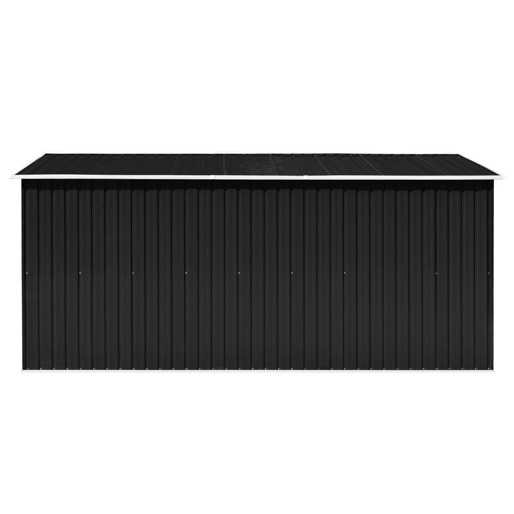 Capanno da Giardino 257x392x181 cm in Metallo Antracite cod mxl 65864