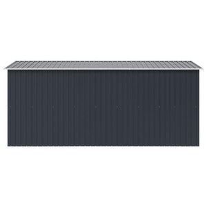 Casetta da Giardino 257x392x181 cm in Metallo Antracite 143346