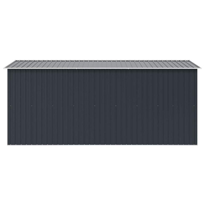 Casetta da Giardino 257x392x181 cm in Metallo Antracite 143346