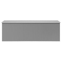 Casetta da Giardino 257x489x181 cm in Metallo Grigio 143349