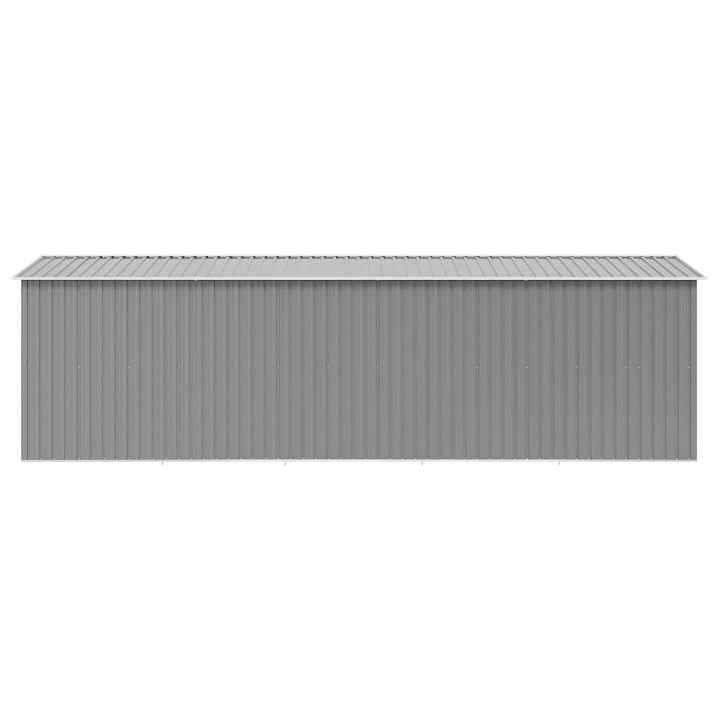 Casetta da Giardino 257x580x181 cm in Metallo Grigio 143353