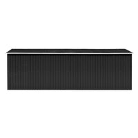 Casetta da giardino casetta per cabine ripostiglio casetta per la casa casetta per attrezzi da esterno robusta 257 x 580 x 181 cm metallo antracite 02_0022174