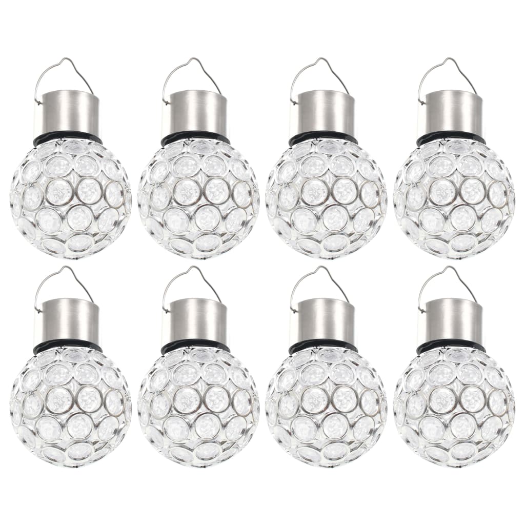Lampade Solari Sospese 8 pz con LED RGB 44412