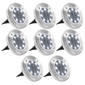 Lampade Solari da Terra 8 pz Luci a LED Bianchecod mxl 96986