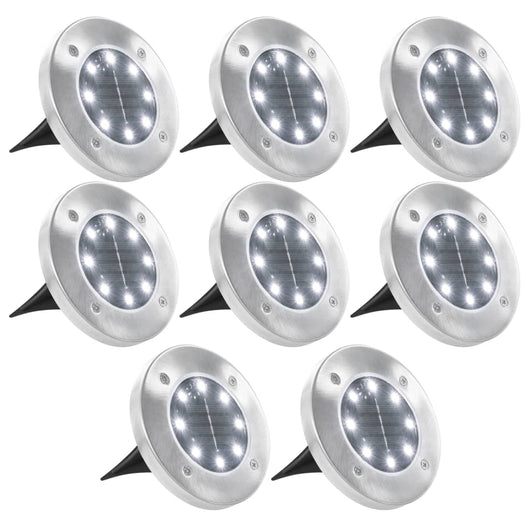 Lampade Solari da Terra 8 pz Luci a LED Bianchecod mxl 96986