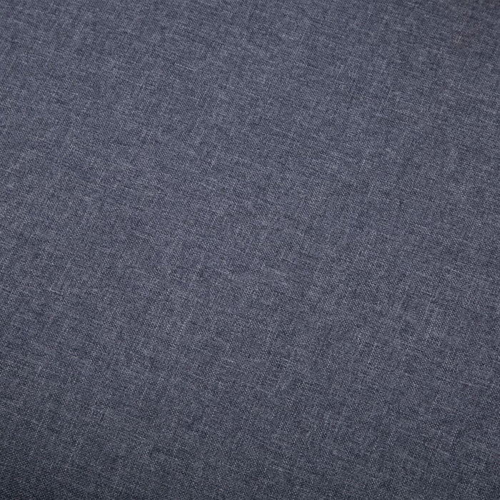 Poggiapiedi in Tessuto 73x43x42 cm Grigio Scuro 246989