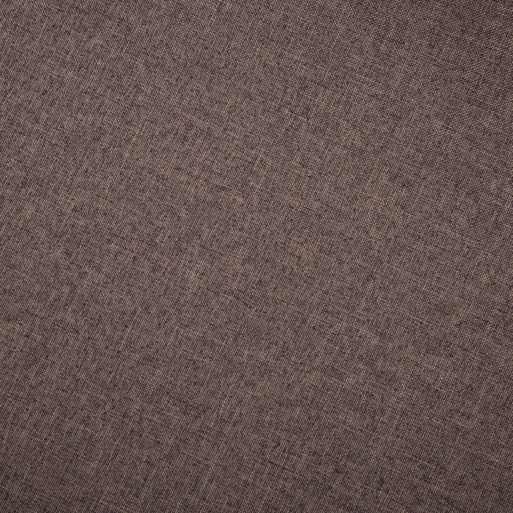 Divano a 3 Posti in Tessuto Marrone 246991
