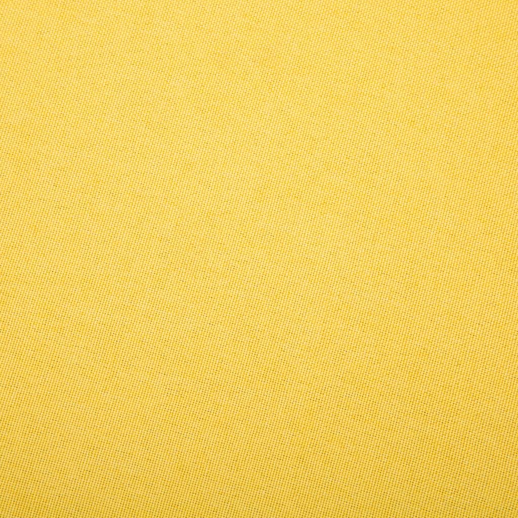 Divano a 3 Posti in Tessuto Giallo 246992